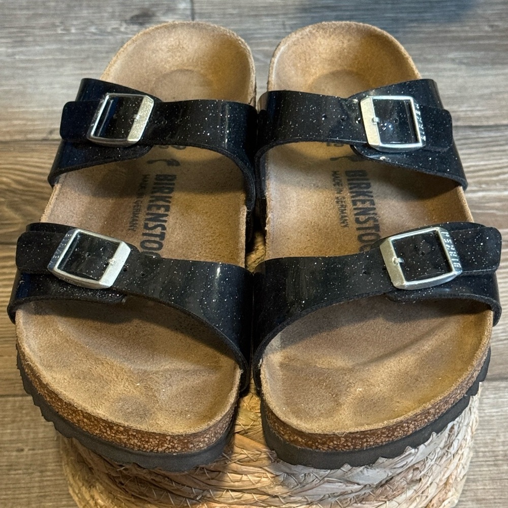 Birkenstock Rare Black Glitter Sandals